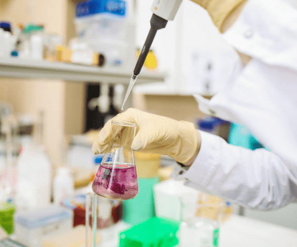Scientist in laboratory