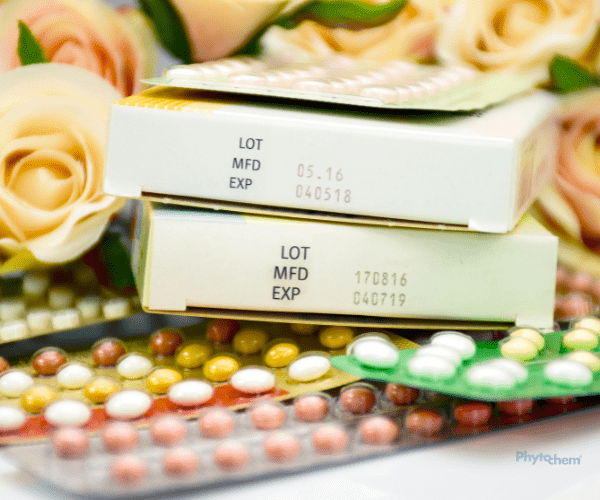 Manufacturing date and expiry date on pharmaceutical packaging